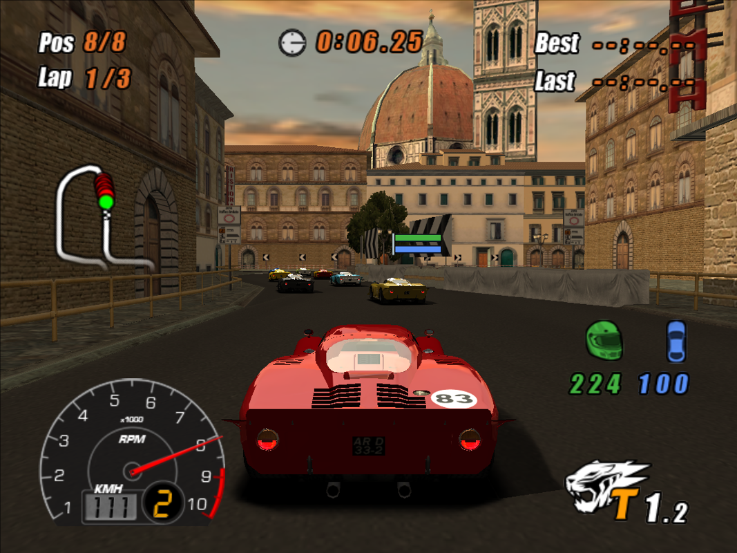 Alfa Romeo Racing Italiano screenshot 3 for Playstation 2